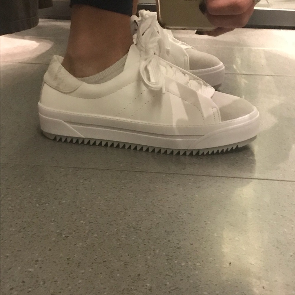 Zara white fashion sneakers NWT